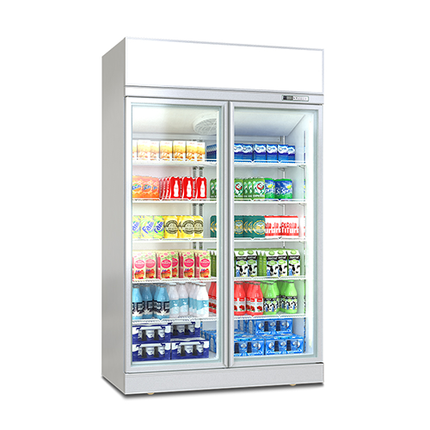LUXURY TOP MOUNT SHOWCASE COOLER (Glass door with electrical heating wire)