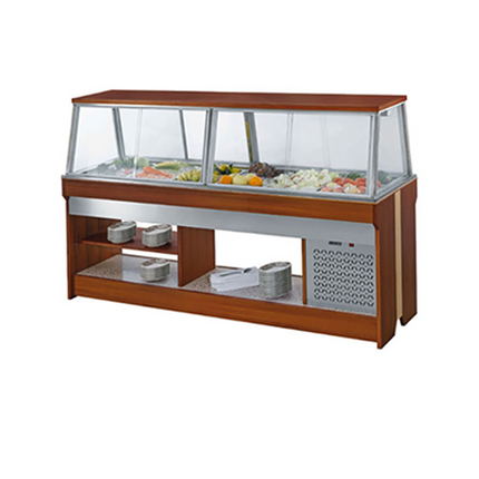 Island Type Sliding-Door Food Bar