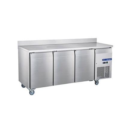 3 Doors Fancooling Undercounter Freezer with Backsplash