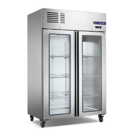 2 Glass Doors Fancooling Upright Chiller