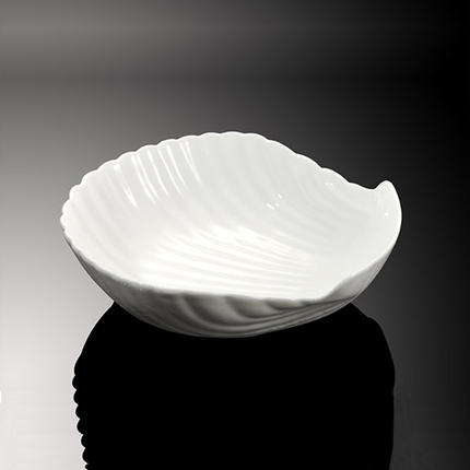 10" Ceramic Shell Shape Bowl