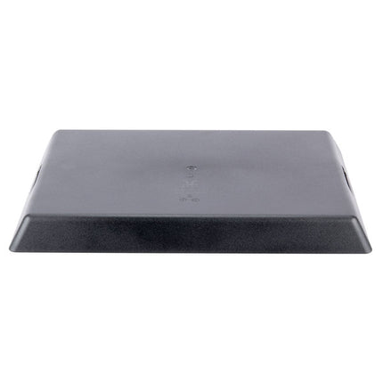 GET RST-1522-BK 20" x 15" Black Plastic Non-Skid Room Service Tray