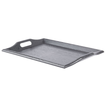 GET RST-1815-1-BK Plastic Room Service Tray - Black