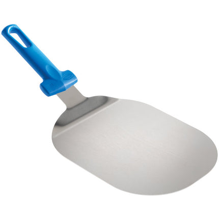 Metal1 14 1/2" Oval Pizza Serverwith Blue Handle