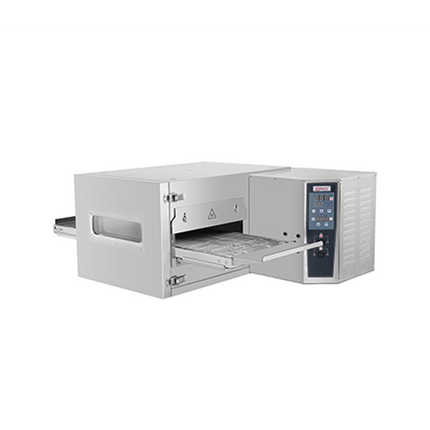 Electric convection conveyor pizza oven