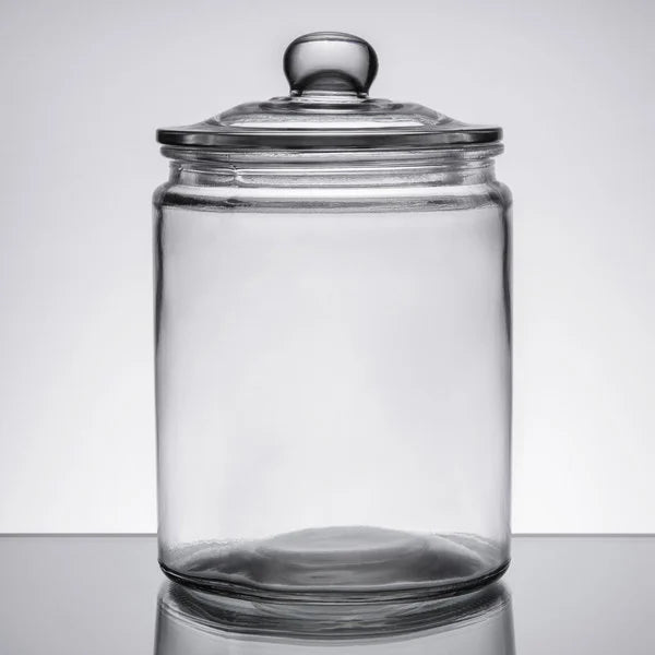 Choice 0.5 Gallon Glass Jar with Lid