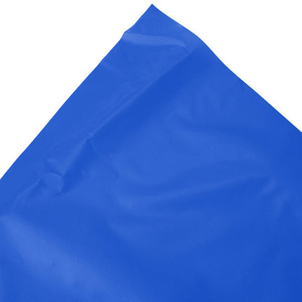 Blue Plastic Table Skirt