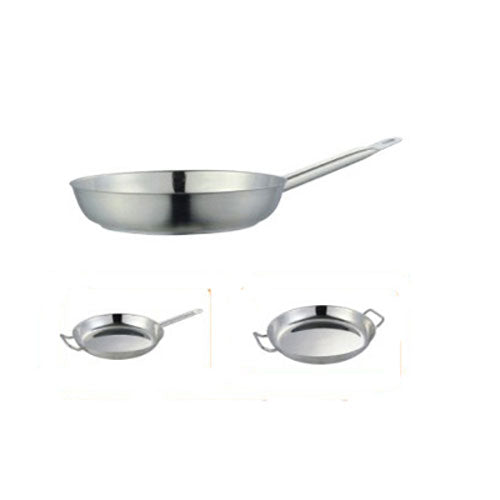 Stainless Steel Composite Bottom  Frying Pan With Single Handle