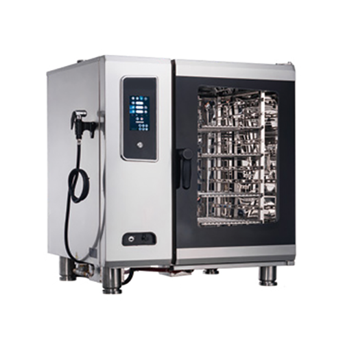 6Tray Combi Steamer with Boiler (Touch Screen Type)