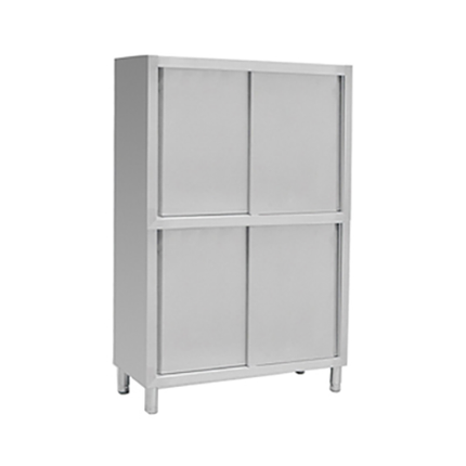 SS304 1.2m Upright Storage With 4 Doors