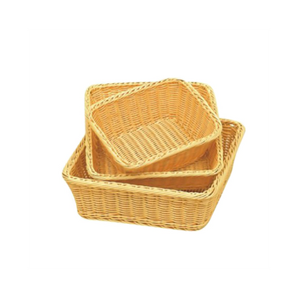 Square  Polypropylene Rattan Basket