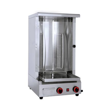 2-Burner Gas Shawarma Kebab Machine