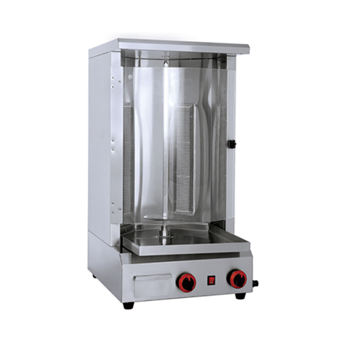 2-Burner Gas Shawarma Kebab Machine