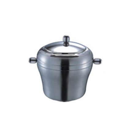 Double Ply Stainless Steel Ice Bucket