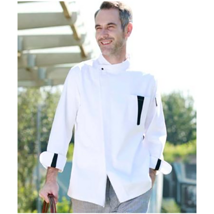 White & Black Chef Uniform