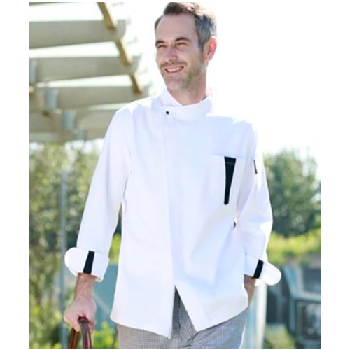 White & Black Chef Uniform