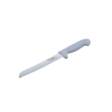 8'' Bread Knife With Black Plastic Handle