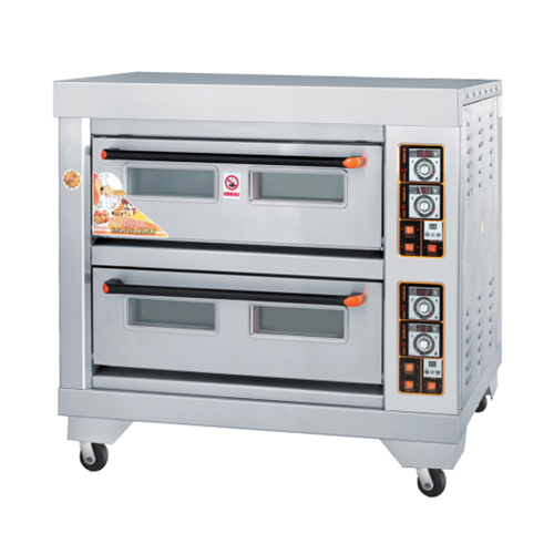 Gas Oven 2-Layers 4-Trays with stratified temperature control