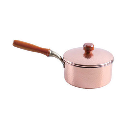 Φ180mm Copper Sauce Pan With Lid