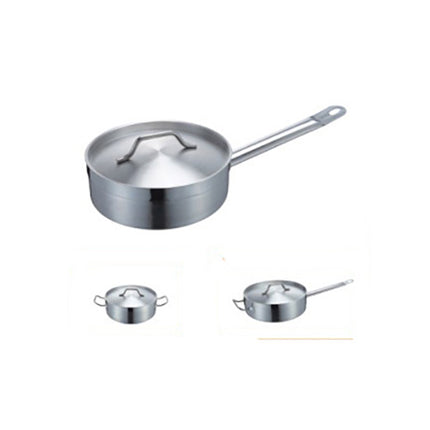 Stainless Steel Composite Bottom Sauce Pan With Double Ears