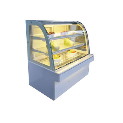 Curved Glass Bakery Showcase