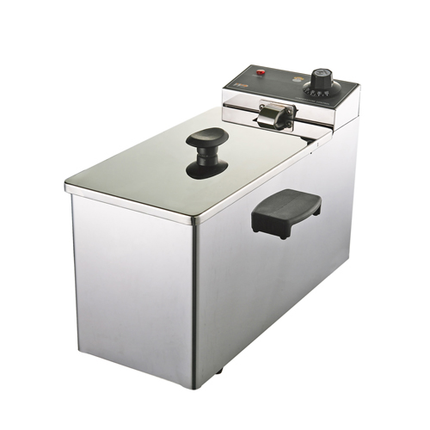 Counter Top Mechanical Type Electric 1-Tank 1-Basket  Fryer