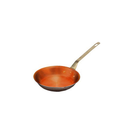 Triple-ply Copper Frying Pan  With Gilt Handles