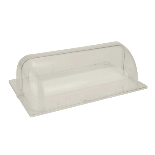 PC Rectangular Roll Top Food Service Display Cover