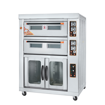 2-Layer 4-Tray Electric Deck Oven with 12-Layer Proofer