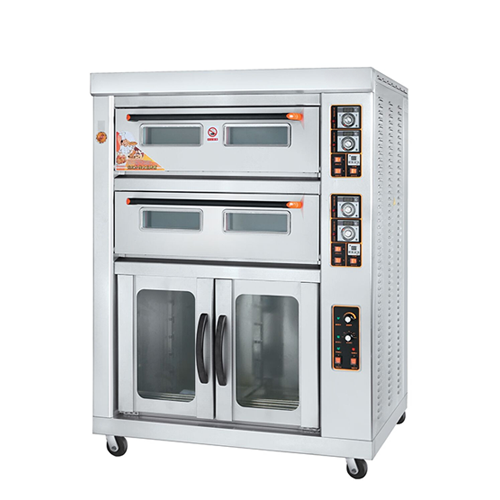 2-Layer 4-Tray Electric/Gas Deck Oven with 12-Layer Proofer