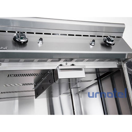 700 Series Gas Lava Rock Grill With Cabinet