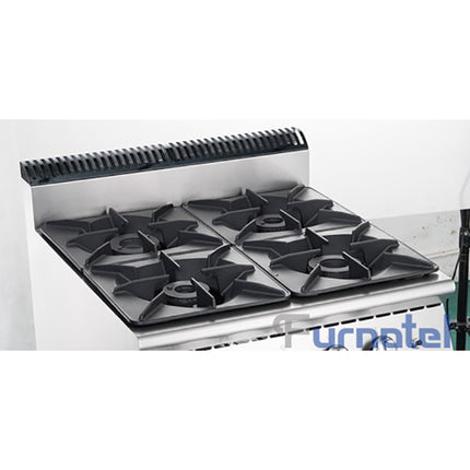 900 Series Chinese Style 4-Burner Gas Range With Oven