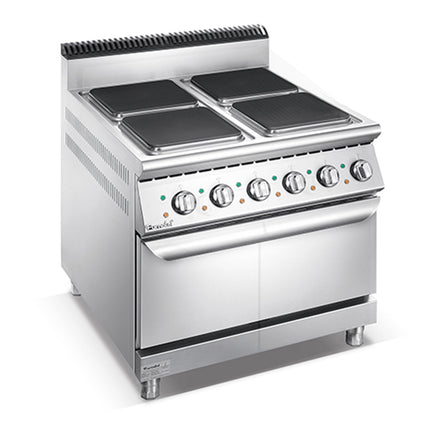 900 Series Electric 4-Hot Plate Cooker With Oven