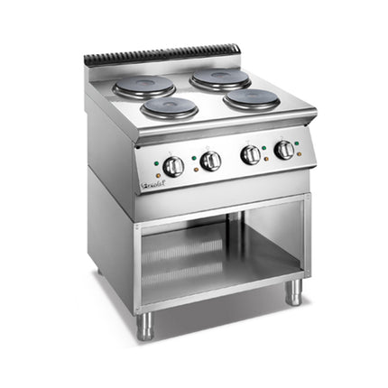 X Series Electric 4-Hot  Plate Cooker With Open Cabinet