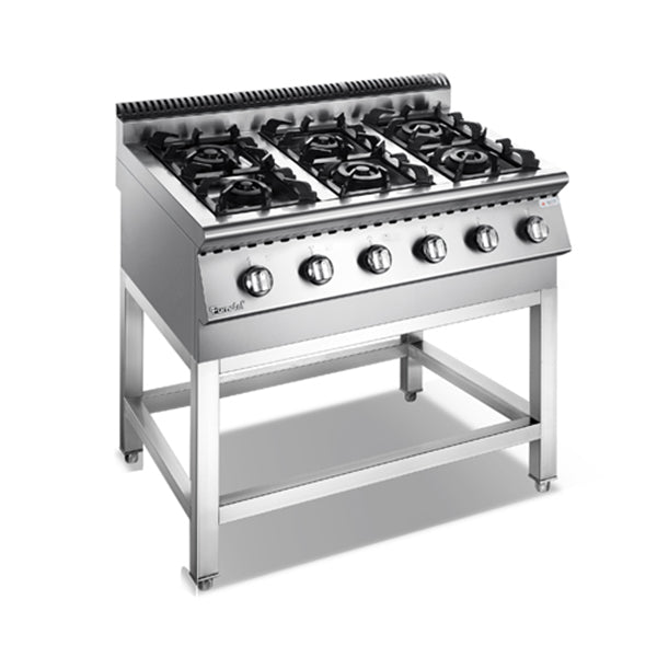 X Series Gas Range 6-Burner With Stand