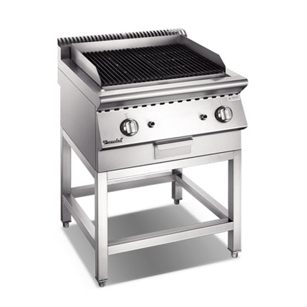 X Series Gas Lava Rock Grill With Stand