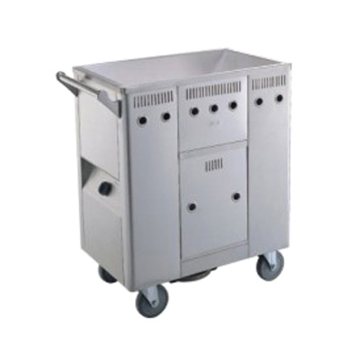 Gas Stainless Steel Steamer Cart