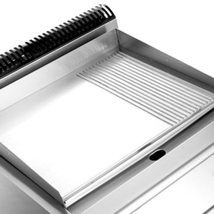 900 Series Electric 2/3 Flat 1/3 Grooved Griddle With Cabinet