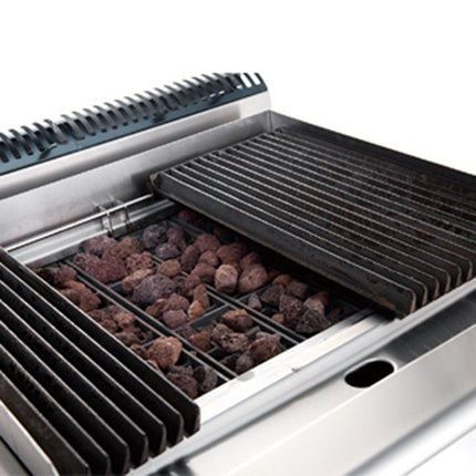 900 Series Gas Lava Rock Grill With Cabinet