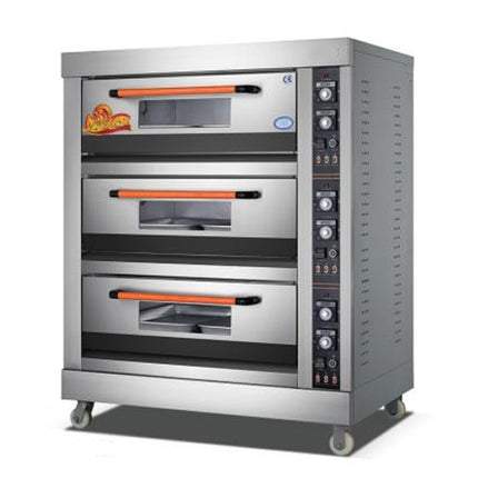 3-Layer 6-Tray Electric Pizza Oven