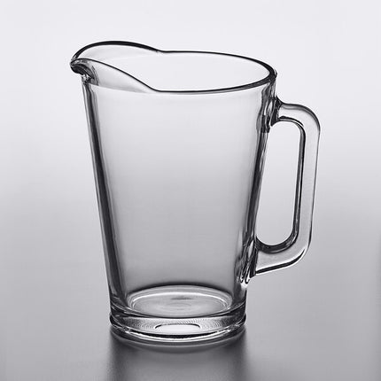 Acopa 60 oz. Glass Beer Pitcher - 6/Case