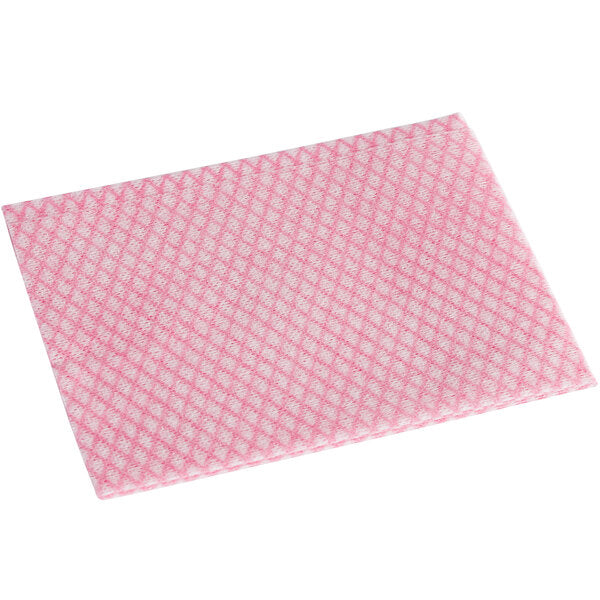 13" x 20" Pink Standard Duty Foodservice Wiper - 200/Case