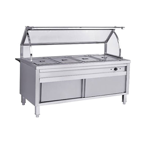 5 Pans Bain Marie Buffet Display