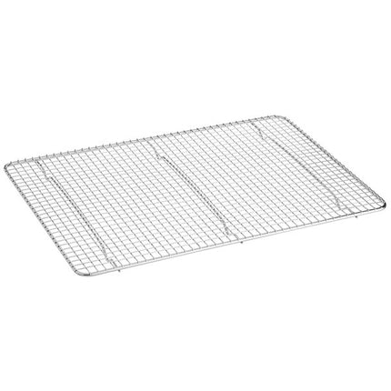 12" x 16 1/2" Chrome Plated Footed Wire Cooling Rack for Half Size Sheet Pan