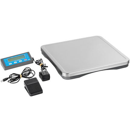 Portion Scale with Wireless Digital Display and Foot Tare Pedal