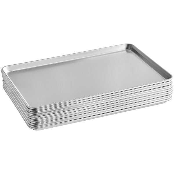 Baker's Mark Bulk Case of 12 Heavy-Duty Full Size 16 Gauge 18" x 26" Wire in Rim Aluminum Bun