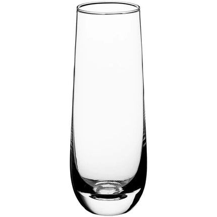 Acopa 10 oz. Stemless Flute Glass - 12/Case