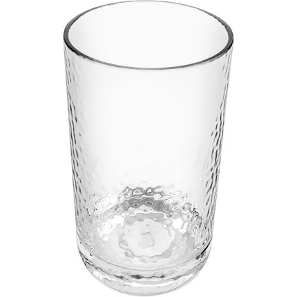 GET Hammered 10 oz. SAN Plastic Highball Glass - 24/Case