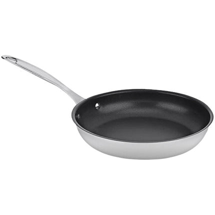 Stainless Steel Non-Stick Frying Pan with Aluminum-Clad Bottom 722-24NSWH