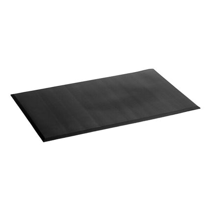 3' x 5' Black Grease-Resistant Anti-Fatigue Closed-Cell Nitrile Rubber Floor Mat - 3/4" Thick